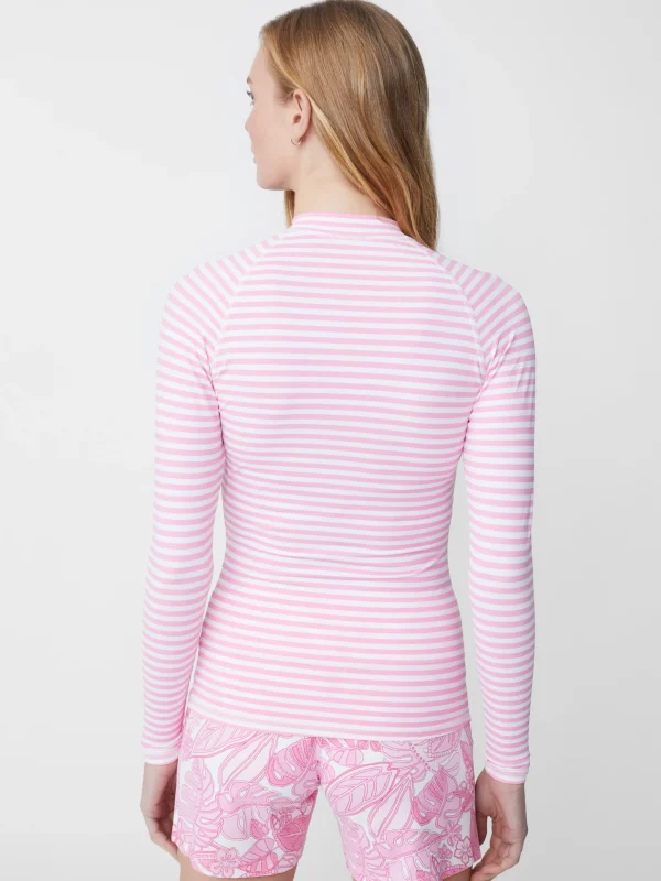 Mckenzie Rash Guard In Mini Bangle Stripe