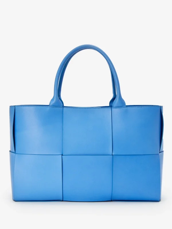 Mega Tessare Woven Leather Handbag