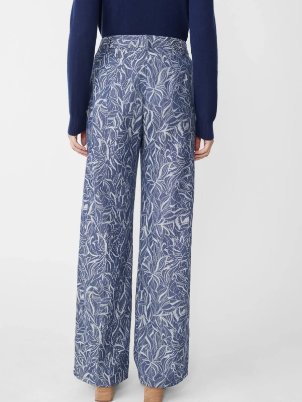 Morgan Pants In Leaf Lover Jacquard