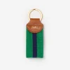 Needlepoint Keyfob In Stripe