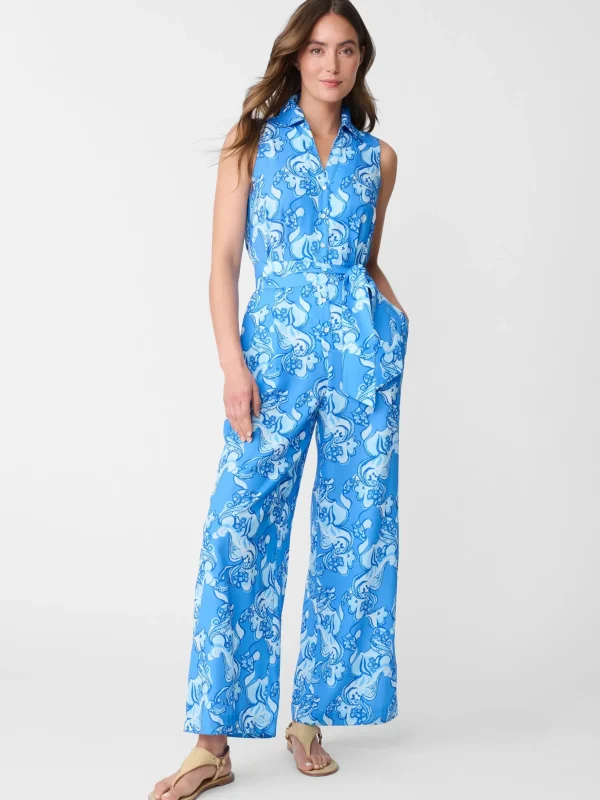 Nightingale Jumpsuit In Mini Trinidad Abstract