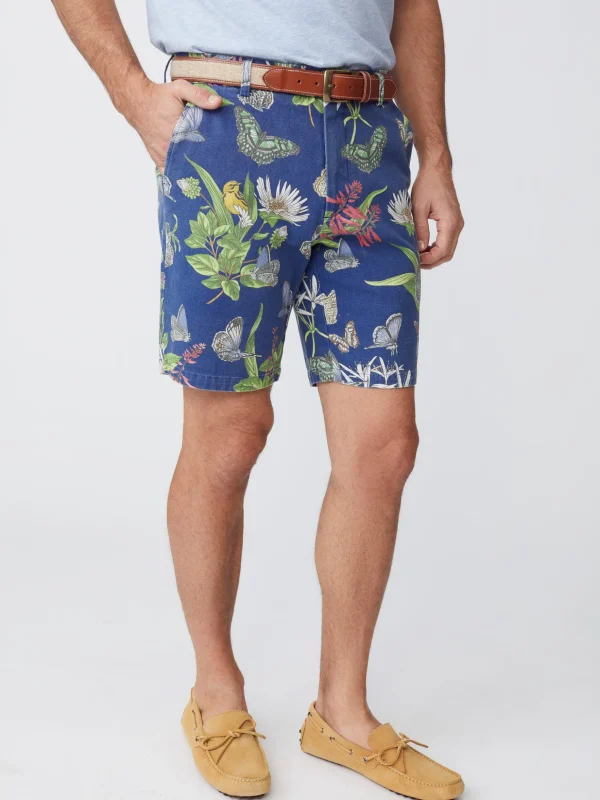 Oliver 9" Shorts In Jardin Mariposa