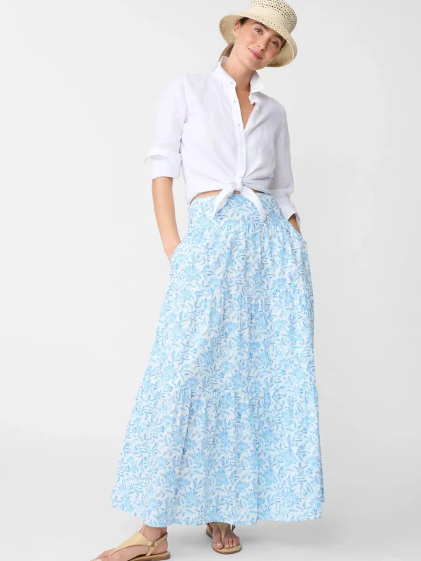 Ophelia Maxi Skirt In Mini Bloomsbury