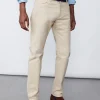 Parker 5-Pocket Straight Pants In Stretch Cotton Sateen