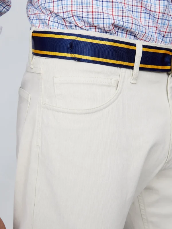 Parker 5-Pocket Straight Pants In Italian Stretch Bedford Cord