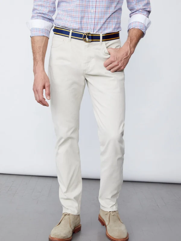 Parker 5-Pocket Straight Pants In Italian Stretch Bedford Cord