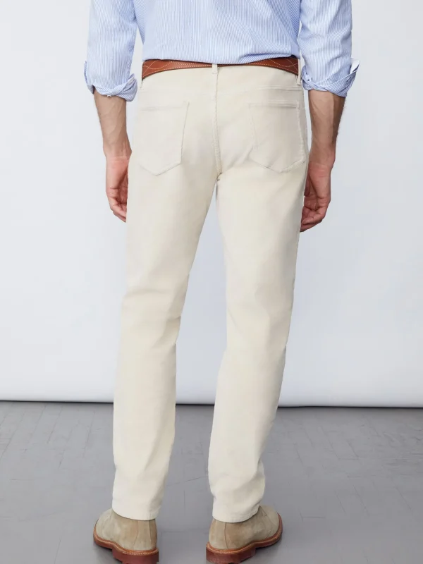 Parker 5-Pocket Straight Pants In Italian Stretch Cord