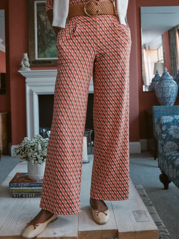 Pasha Pants In Mini Fernwood Geo