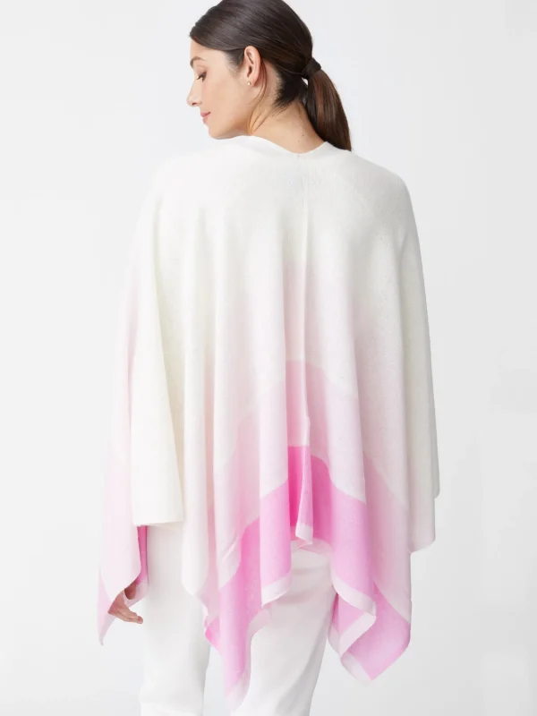 Sadie Cashmere Wrap In Block Stripe