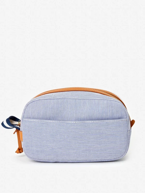 Shawn Seersucker Dopp Kit In Stripe