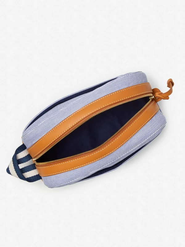 Shawn Seersucker Dopp Kit In Stripe