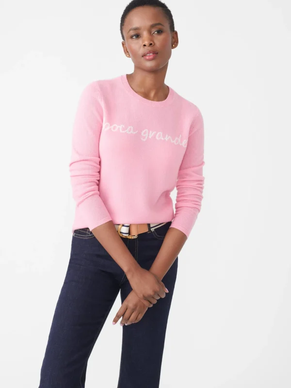 Shield Cashmere Sweater In Boca Grande