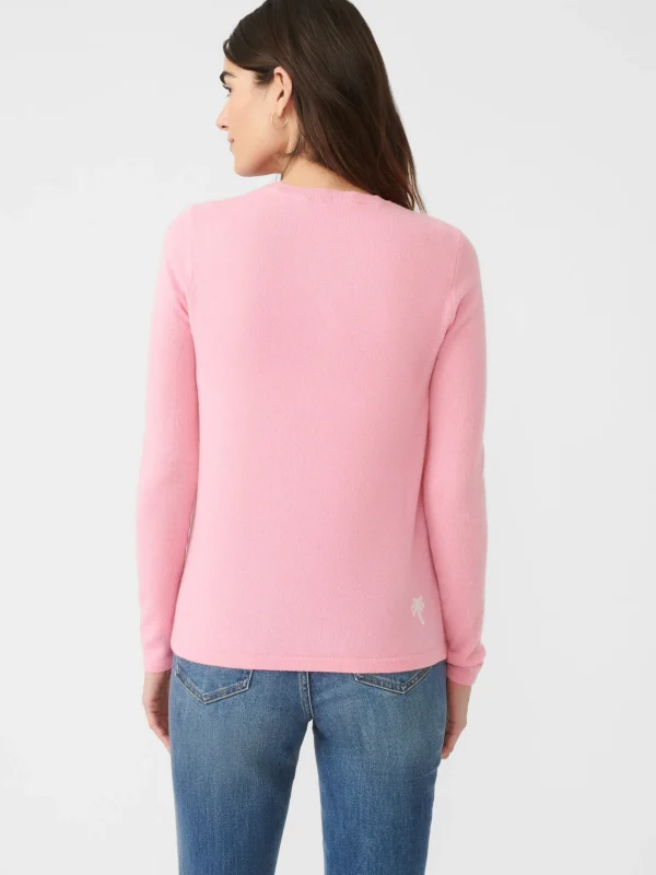 Shield Cashmere Sweater In Ocean Reef