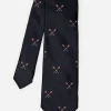 Silk Tie In Lacrosse Sticks