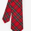 Silk Tie In Plaid