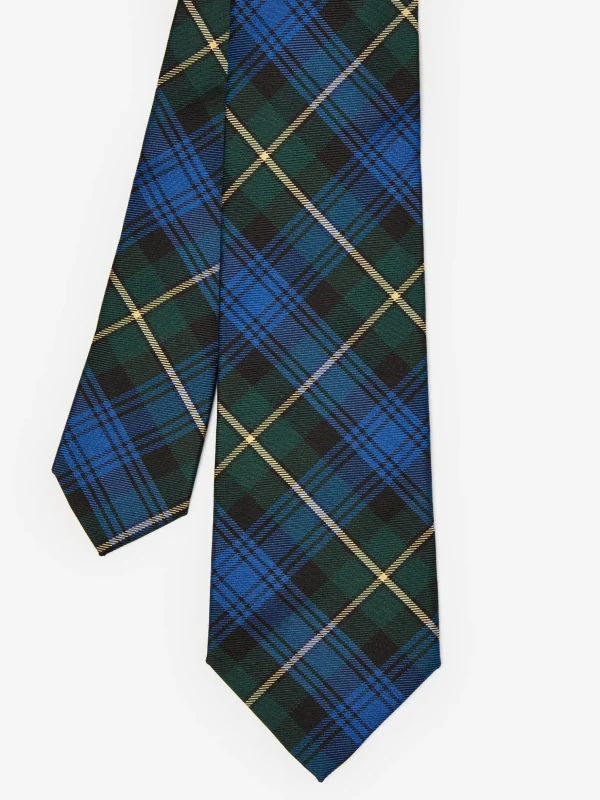 Silk Tie In Plaid