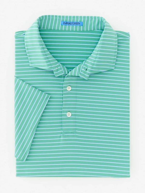 Springer Performance Polo In Murphy Stripe