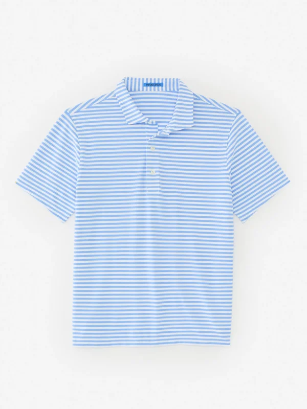 Springer Performance Polo In Bengal Stripe