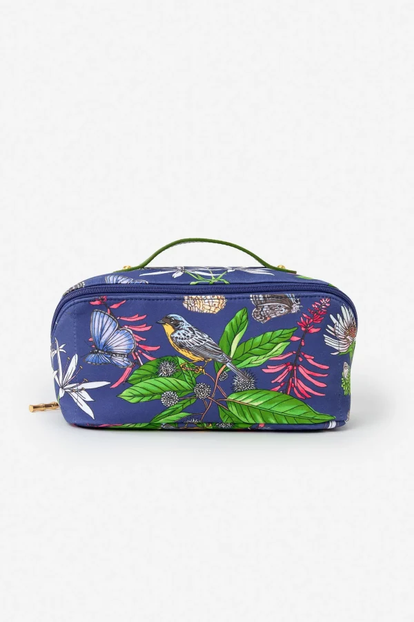 Stash Cosmetic Bag In Mini Jardin Mariposa