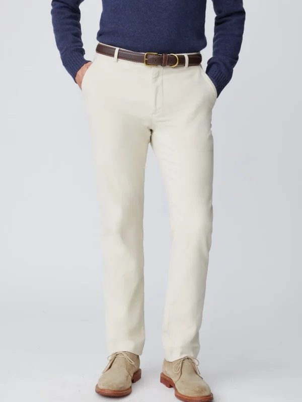 Taylor Straight-Fit Pants In Italian Moleskin