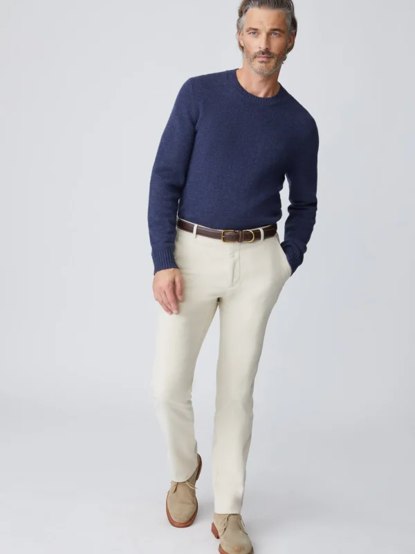 Taylor Straight-Fit Pants In Italian Moleskin