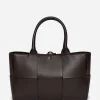 Tessare Woven Leather Handbag