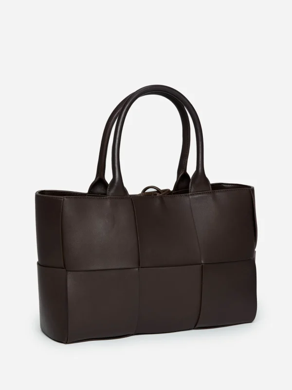 Tessare Woven Leather Handbag